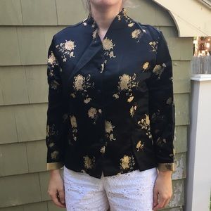 Deborah Parker Silk Embroidered Jacket